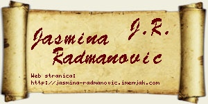 Jasmina Radmanović vizit kartica